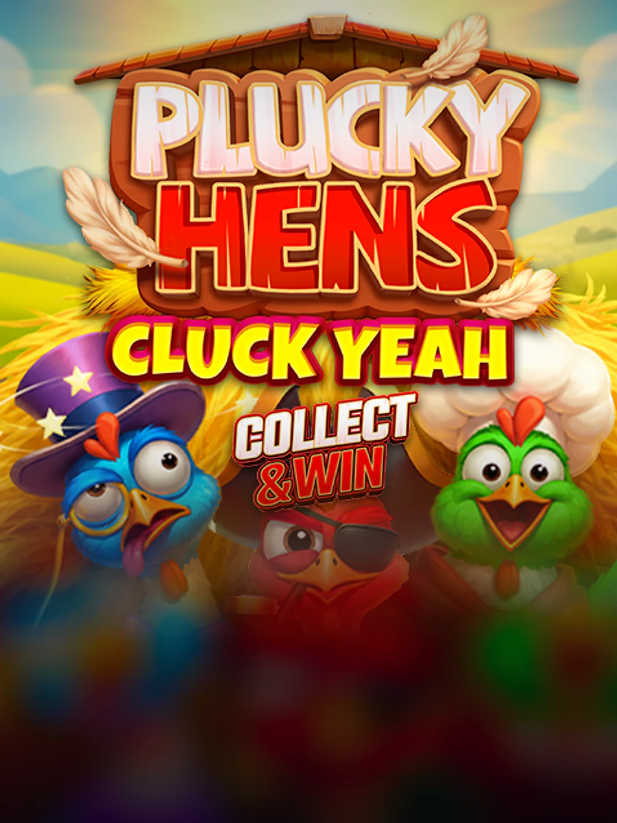 Plucky Hens: Cluck Yeah slot artwork